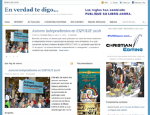 Tablet Screenshot of enverdadtedigo.com